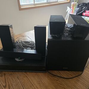 Sony Black Home Theater Speaker System